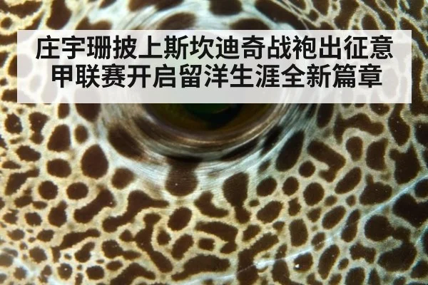庄宇珊披上斯坎迪奇战袍出征意甲联赛开启留洋生涯全新篇章